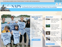 Tablet Screenshot of napsva.org